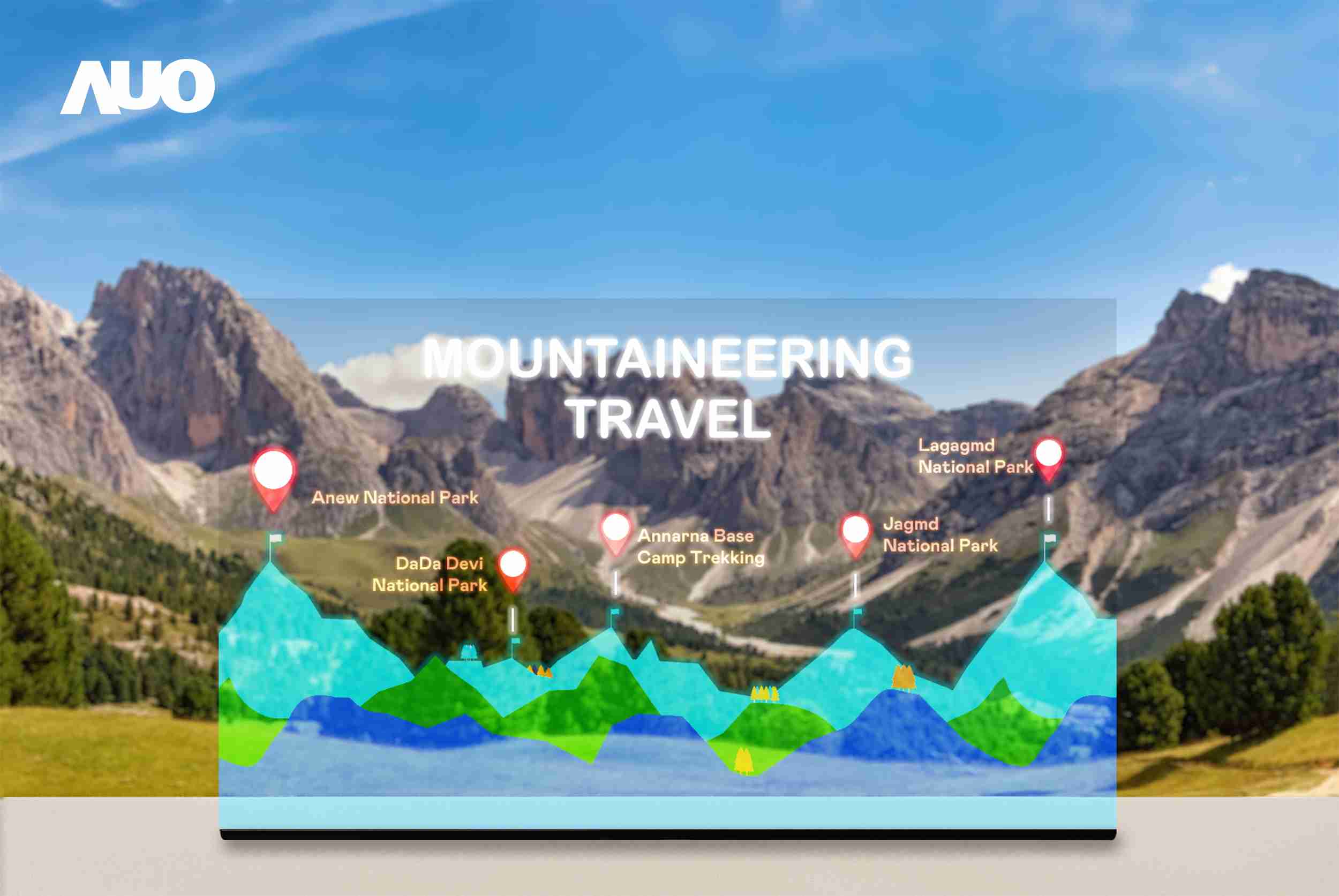 尊龙z6展示全球单片尺寸最大(*)42吋透明Micro LED显示器拼接而成的〝64吋透明Micro LED显示器〞，，具备高透明度、、1,000 nits高亮度、、广色域、、、采用三边无边框的无缝拼接等多重特色，，，呈现超高清、、、、细腻画质而不遮挡后方视觉，，，，满足层峰需求，，，可广泛运用于零售、、、艺术展览或商业空间等场域